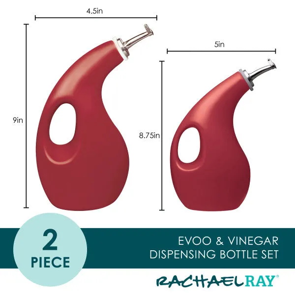 2-Piece EVOO and Vinegar Bottle Set