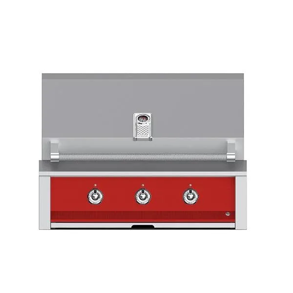 Aspire by Hestan 36" LP Grill, Built In, with 2 Tubular U-Burner and 1 Sear Burner