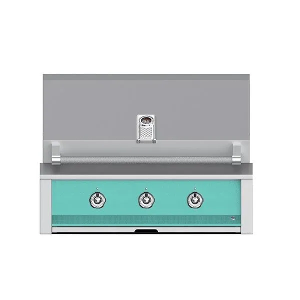 Aspire by Hestan 36" LP Grill, Built In, with 2 Tubular U-Burner and 1 Sear Burner