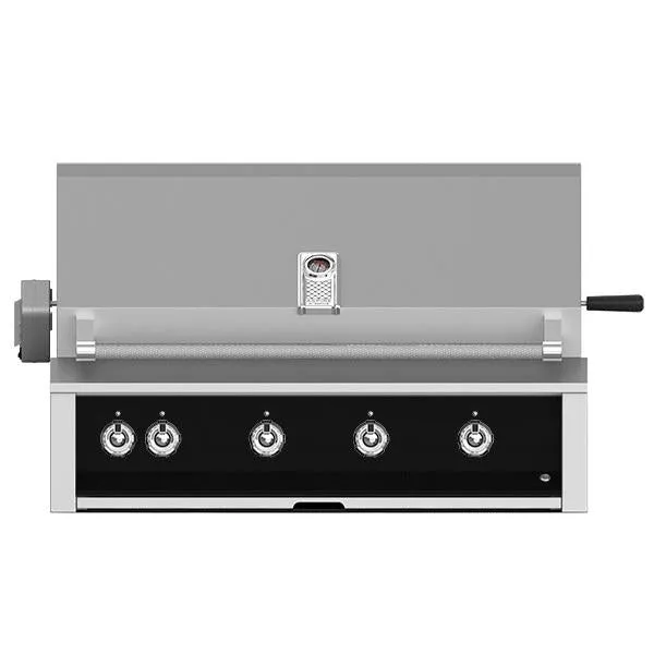 Aspire by Hestan 42" Built In LP Grill with 3 Tubular U-burners, 1 Sear Burner and Rotisserie