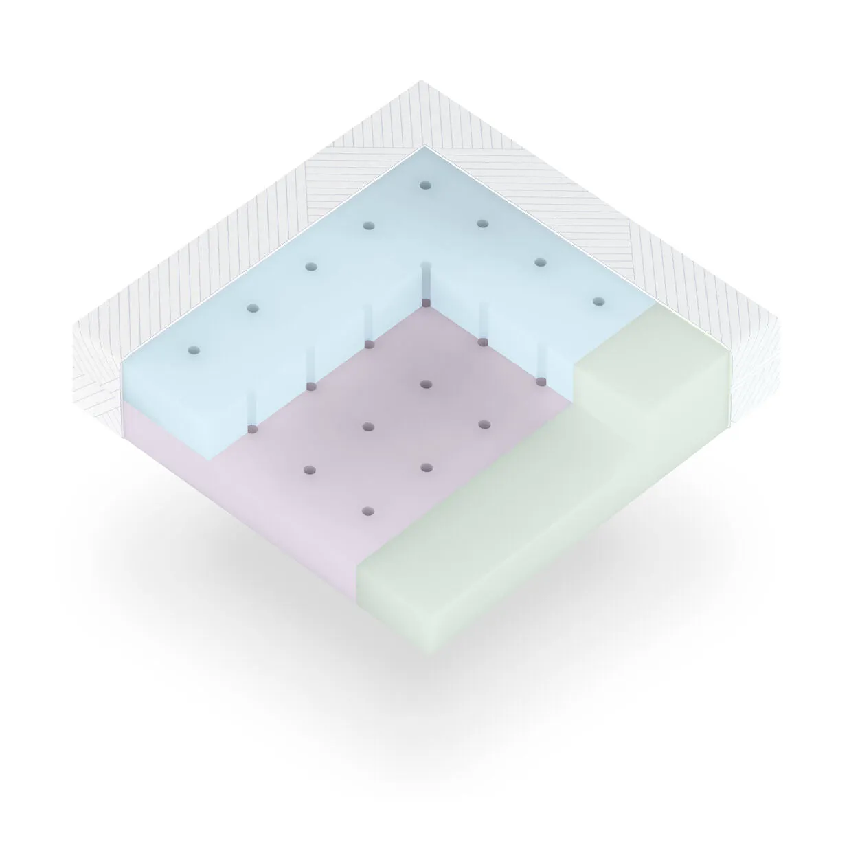 BabyRest Duocore Cot Mattress 120X60