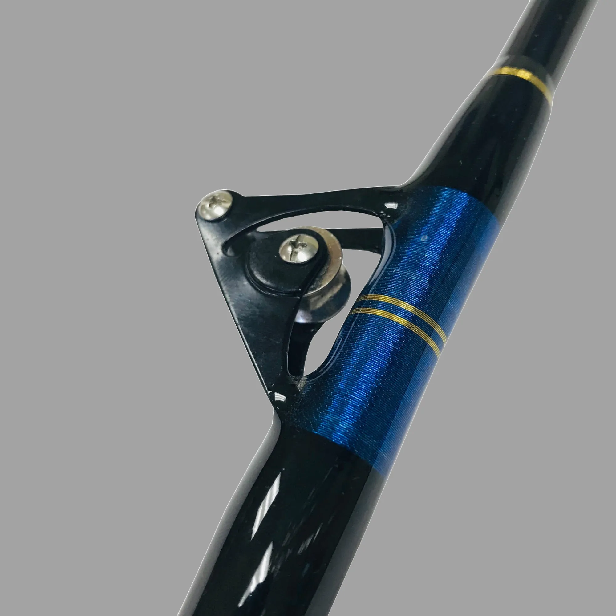 Black & Blue Roller Guide Boat Rod