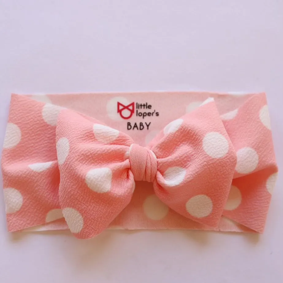 Blush Dots Headwrap