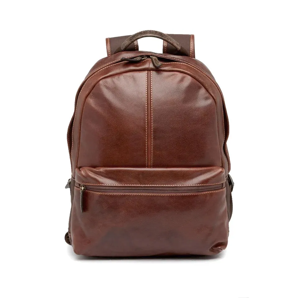 Boconi Garth Slim Leather Backpack