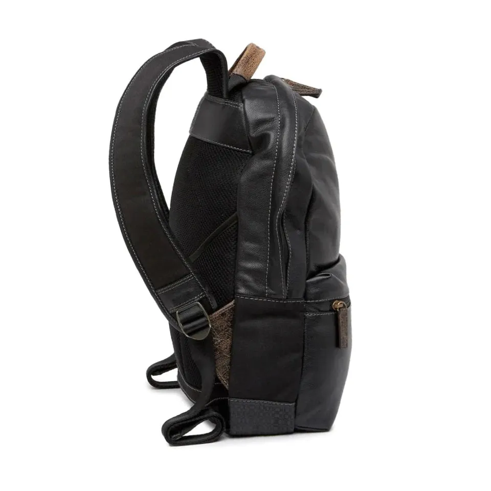 Boconi Garth Slim Leather Backpack
