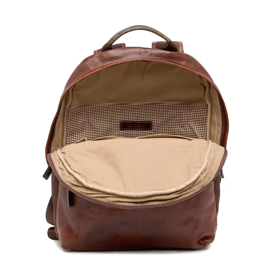 Boconi Garth Slim Leather Backpack