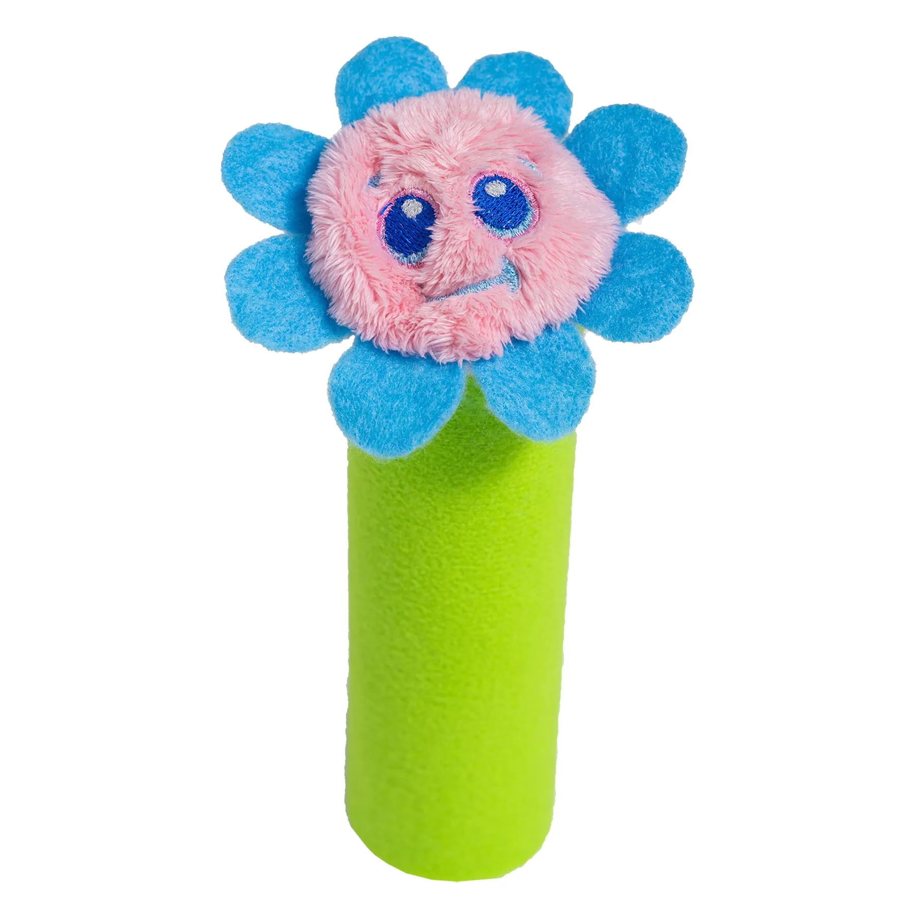 Calm Caterpillar Bloomie: Dual-Sided Flower & Candle Breathing Toy