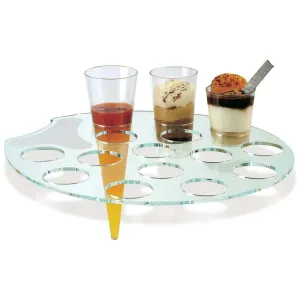 Comatec Crystal Plastic Palette Tray;