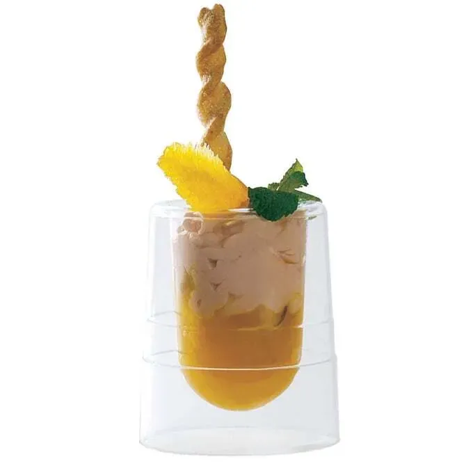 Comatec Double Wall Aperitif Glass - 2.5oz - Pack of 200