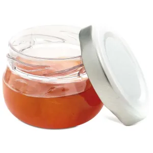 Comatec Mini Jam Pot with Metal Screw Top Lid -1 oz.