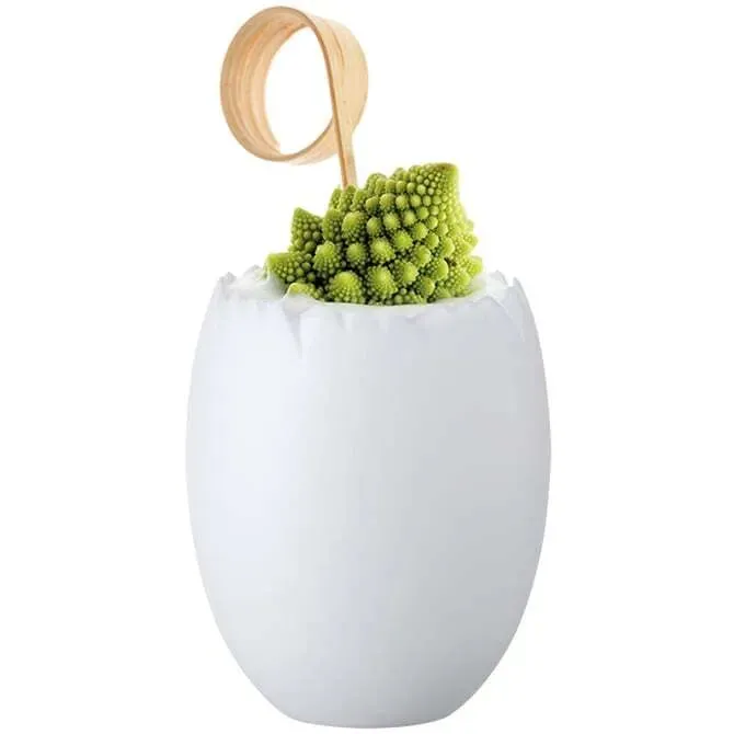 Comatec White Egg Cup 2 oz; 1.5 inch Dia; 2.25 H