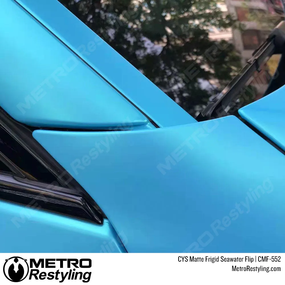 CYS Matte Frigid Seawater Flip Vinyl Wrap | CMF-552