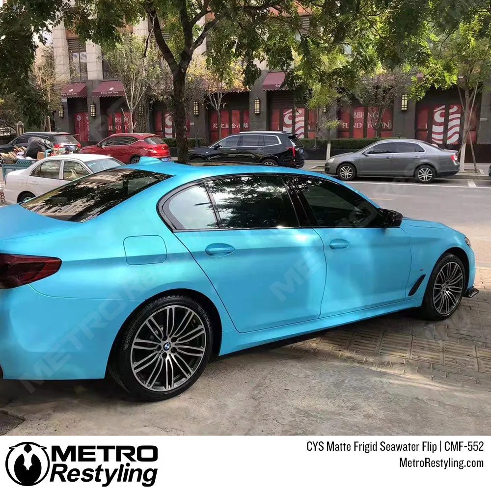 CYS Matte Frigid Seawater Flip Vinyl Wrap | CMF-552
