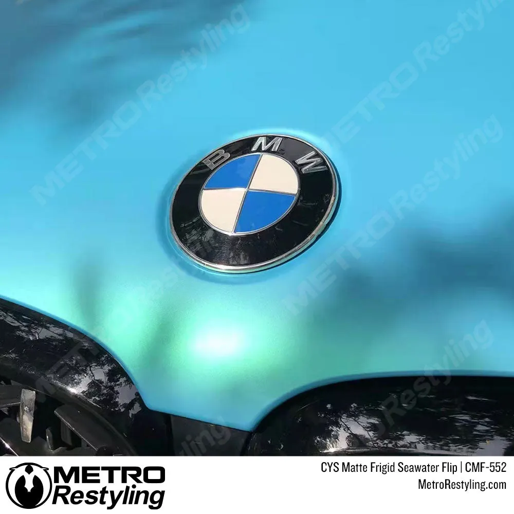 CYS Matte Frigid Seawater Flip Vinyl Wrap | CMF-552