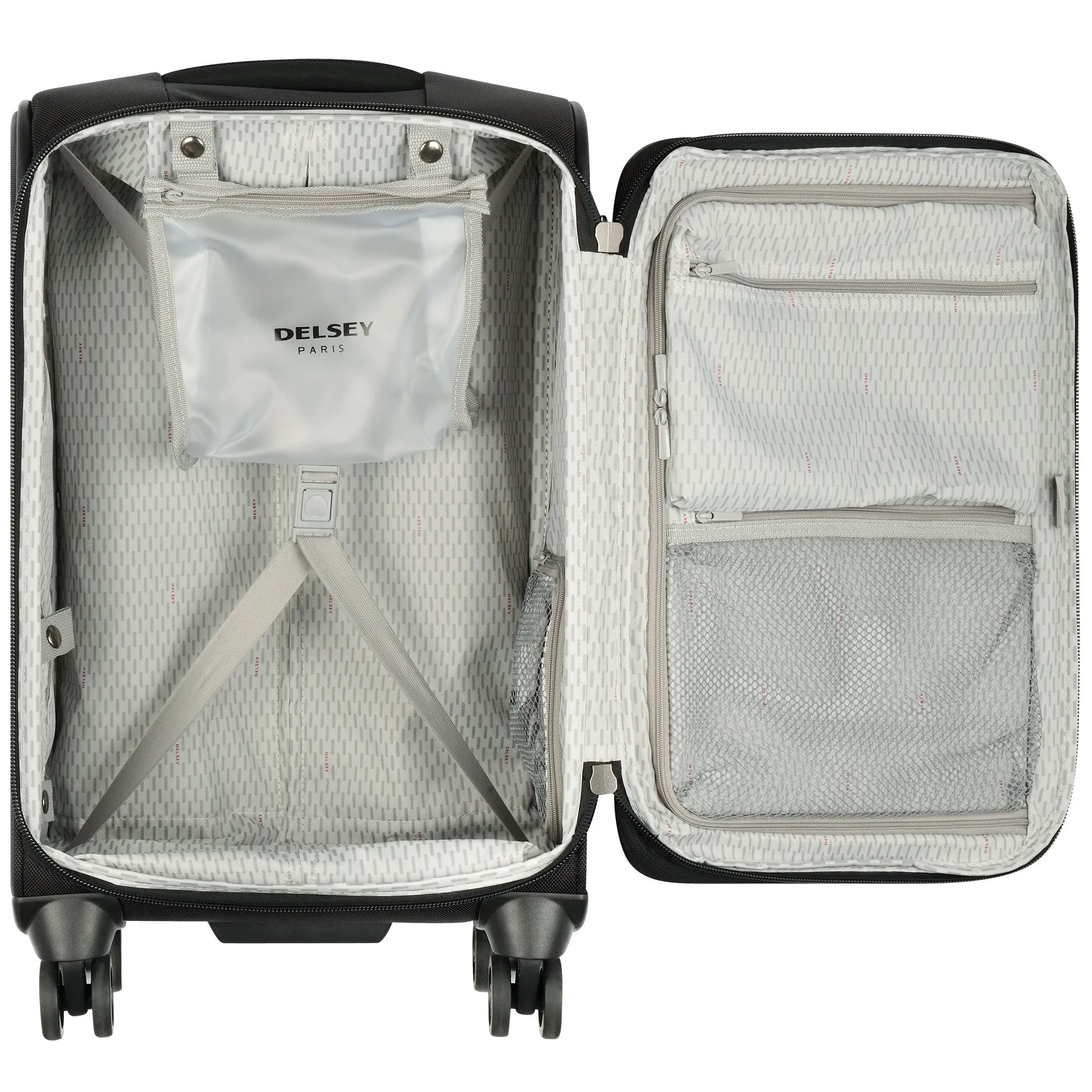 DELSEY Paris Cruise Softside 21" 4-Wheel Carry-On Luggage