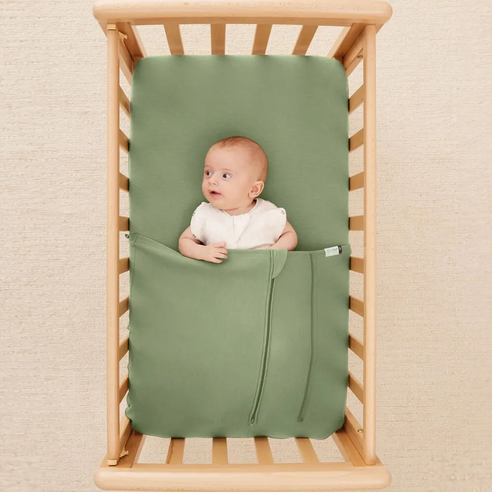 Ergopouch Hug Me Bassinet Blanket 1.0/2.5 Tog Moss