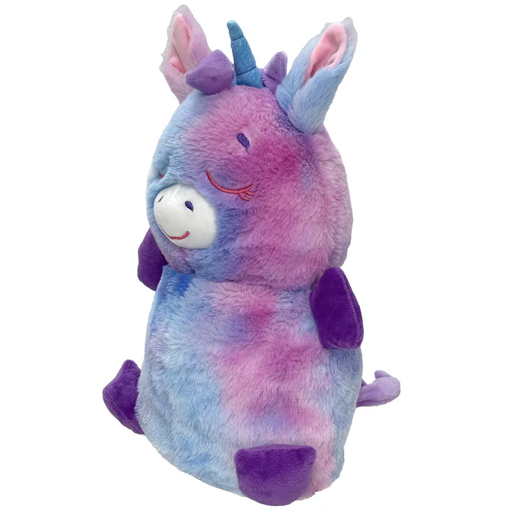 FlipaZoo 2-in-1 Plush - Pink Cat to Rainbow Unicorn - Transforming Stuffed Animal