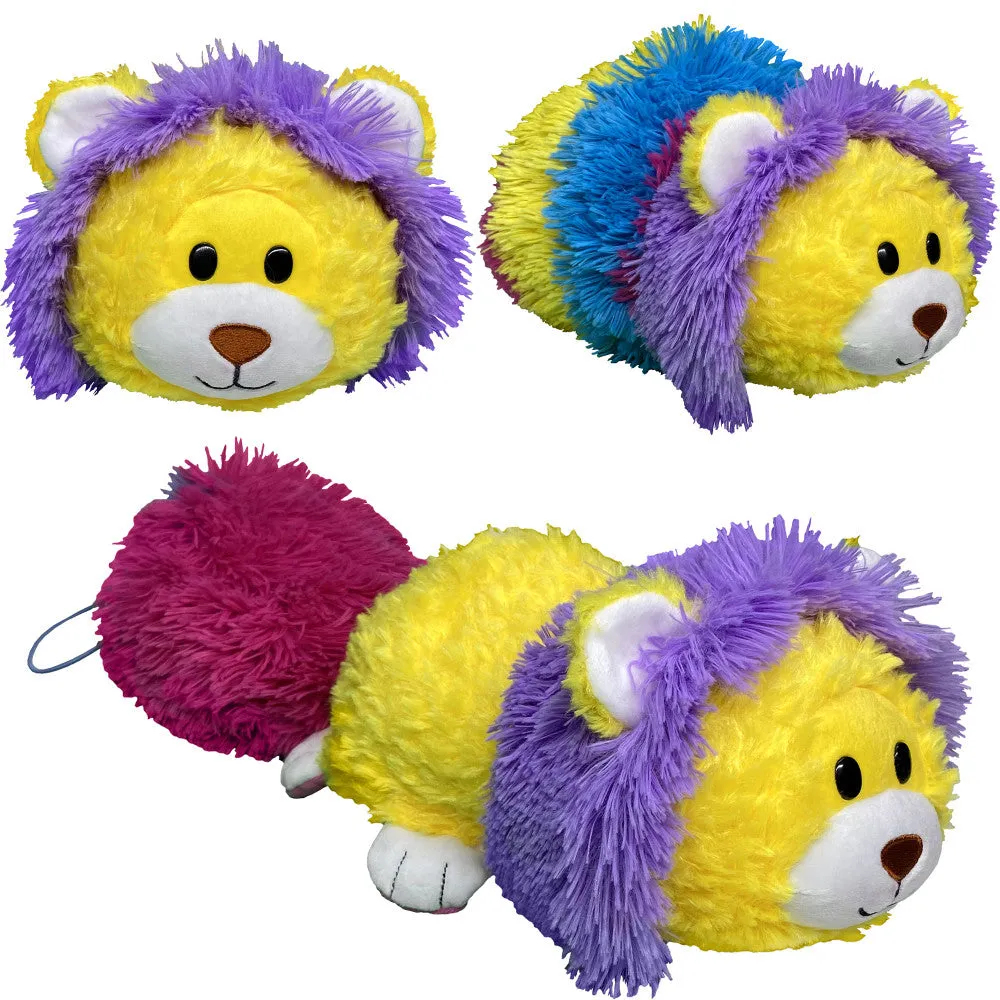 FlipaZoo Magic Tails 2-in-1 Plush - White Unicorn to Yellow Lion