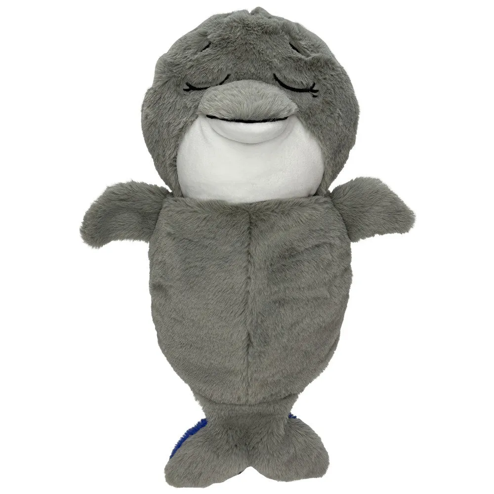 FlipaZoo Upside Down Inside Out 2-in-1 Plush - Shark to Dolphin Transformation