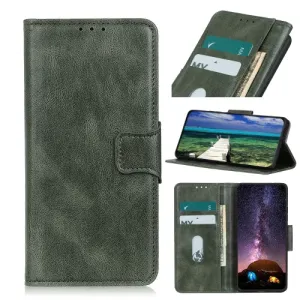 For Samsung Galaxy S22 5G Mirren Crazy Horse Texture Horizontal Flip Leather Case with Holder
