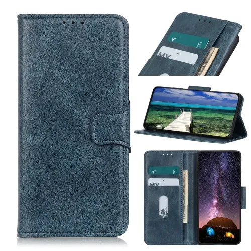 For Samsung Galaxy S22 5G Mirren Crazy Horse Texture Horizontal Flip Leather Case with Holder