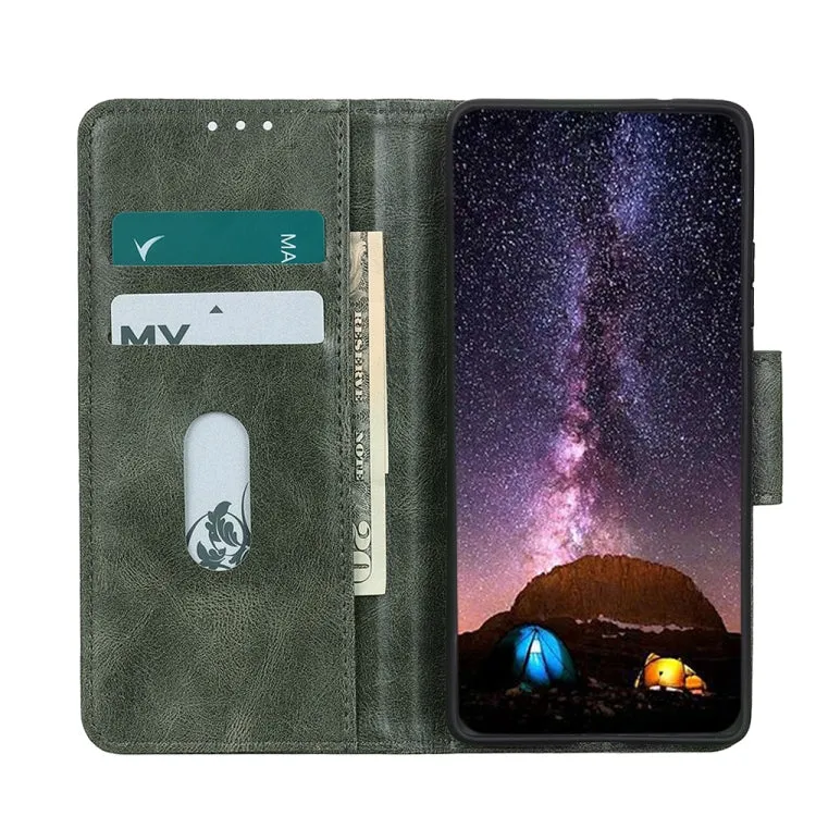 For Samsung Galaxy S22 5G Mirren Crazy Horse Texture Horizontal Flip Leather Case with Holder