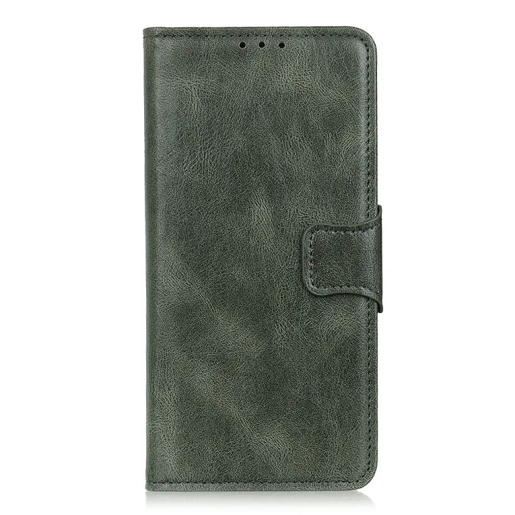 For Samsung Galaxy S22 5G Mirren Crazy Horse Texture Horizontal Flip Leather Case with Holder