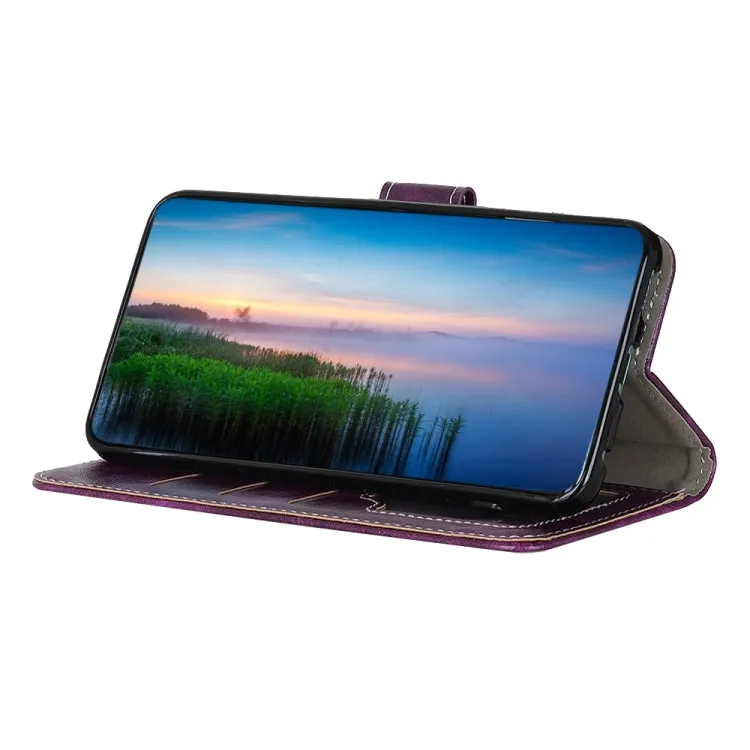 For Samsung Galaxy S22 5G Retro Crazy Horse Texture Horizontal Flip Leather Case with Holder