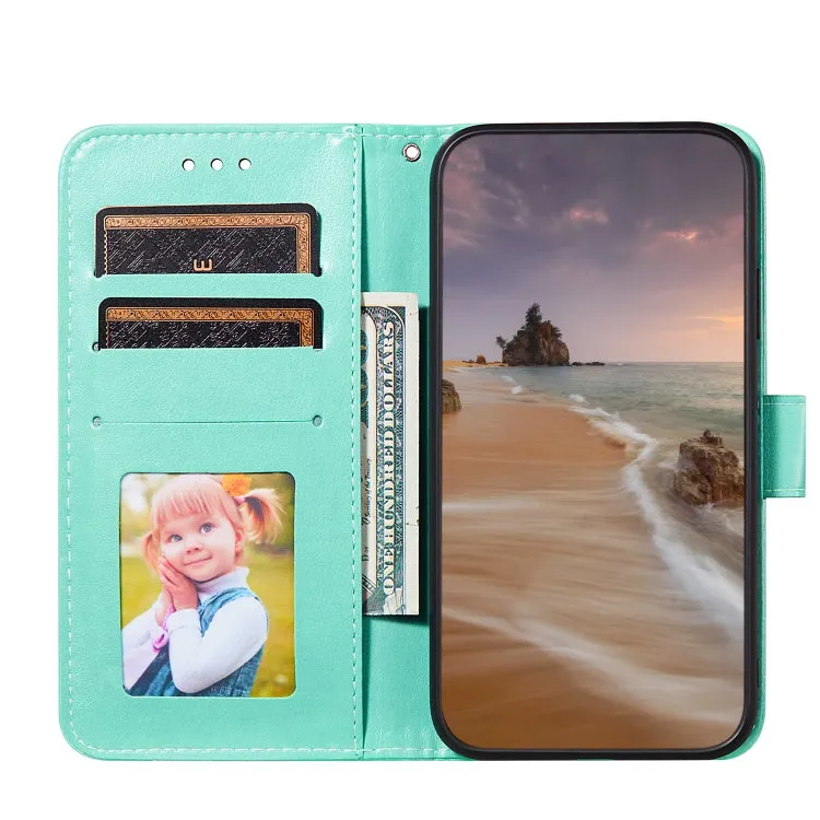For Xiaomi Mi 11 Flower Vine Embossing Pattern Horizontal Flip Leather Case with Card Slot