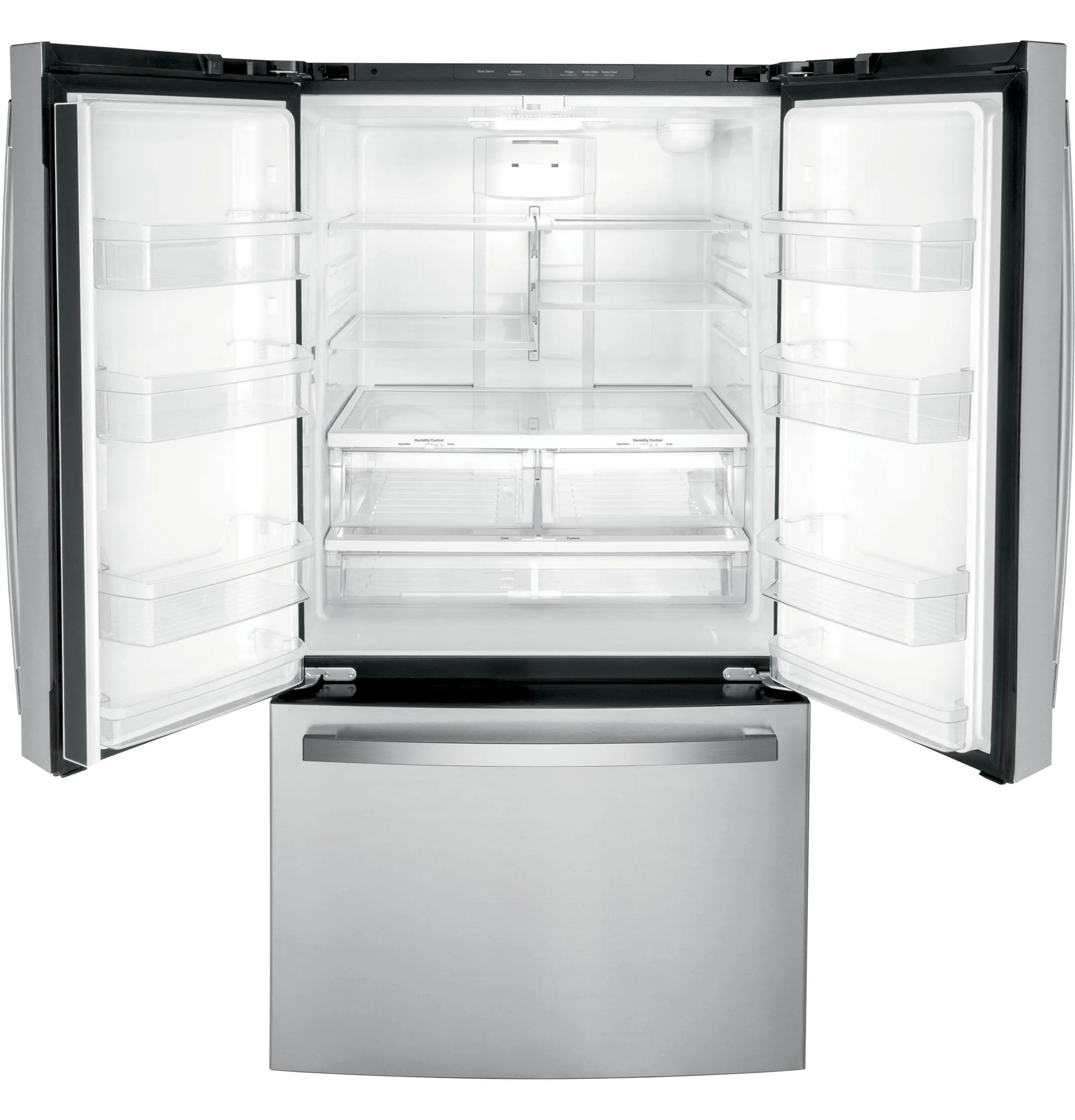 Ge Appliances GWE22JYMFS Ge® Energy Star® 21.9 Cu. Ft. Fingerprint Resistant Counter-Depth French-Door Refrigerator