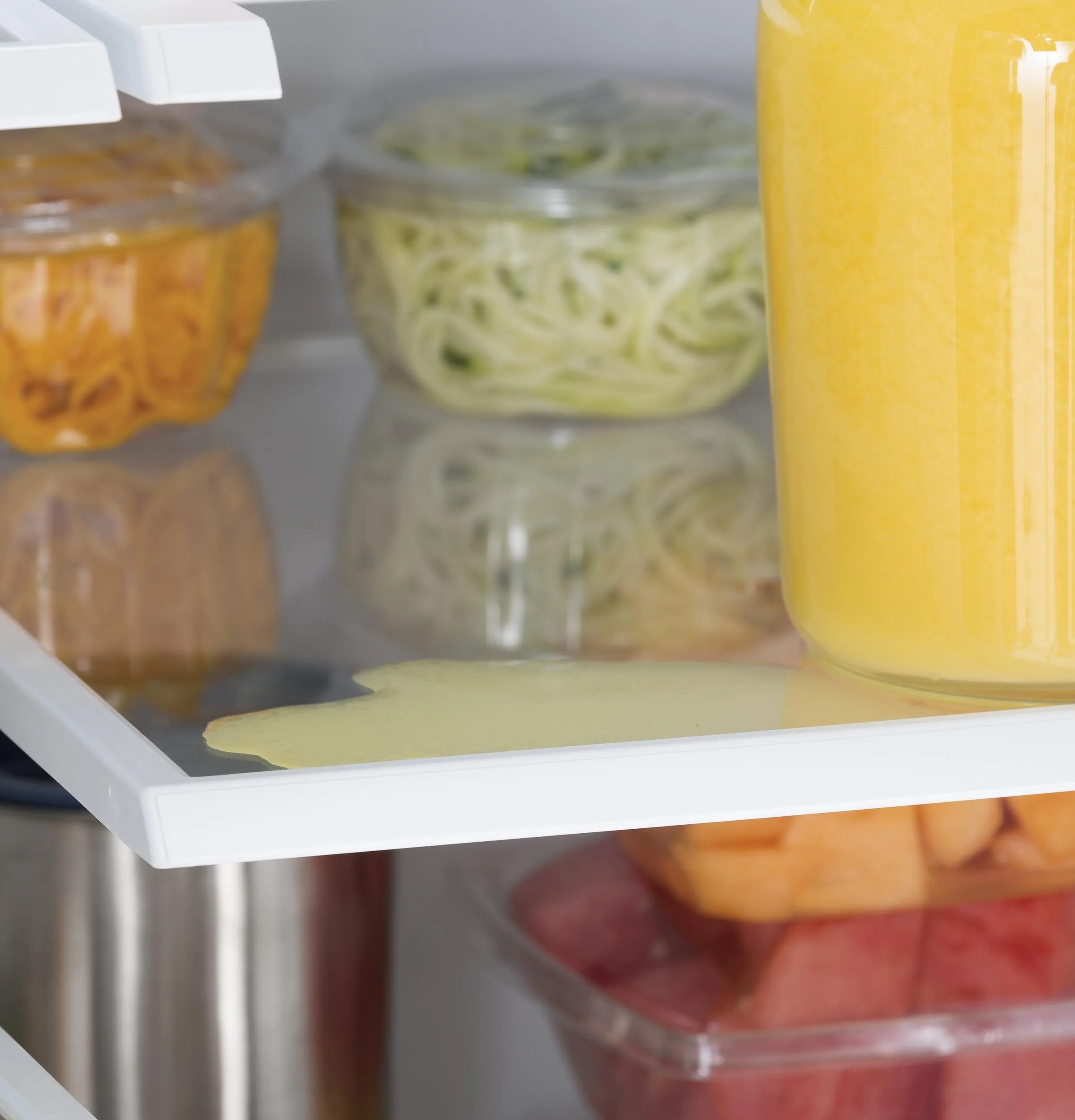 Ge Appliances GWE22JYMFS Ge® Energy Star® 21.9 Cu. Ft. Fingerprint Resistant Counter-Depth French-Door Refrigerator