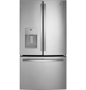 Ge Appliances GYE21JYMFS Ge® Energy Star® 20.6 Cu. Ft. Fingerprint Resistant Counter-Depth French-Door Refrigerator