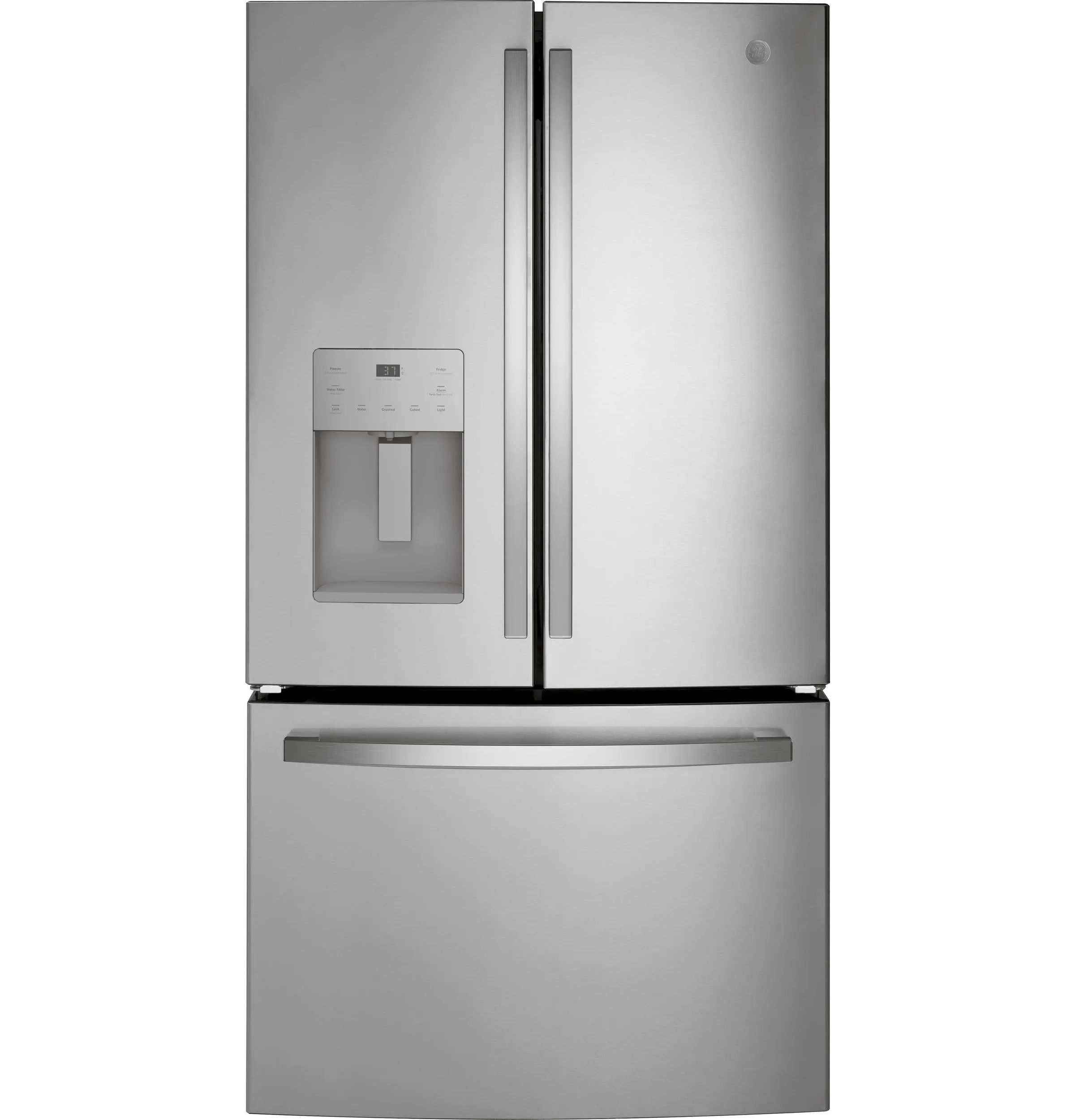 Ge Appliances GYE21JYMFS Ge® Energy Star® 20.6 Cu. Ft. Fingerprint Resistant Counter-Depth French-Door Refrigerator
