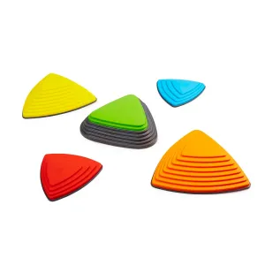 GONGE Bounce & Play River Stone Set, Coordination Training Stones, Set of 5
