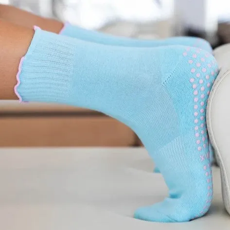 Grip Crew Socks - Frill (Barre / Pilates)