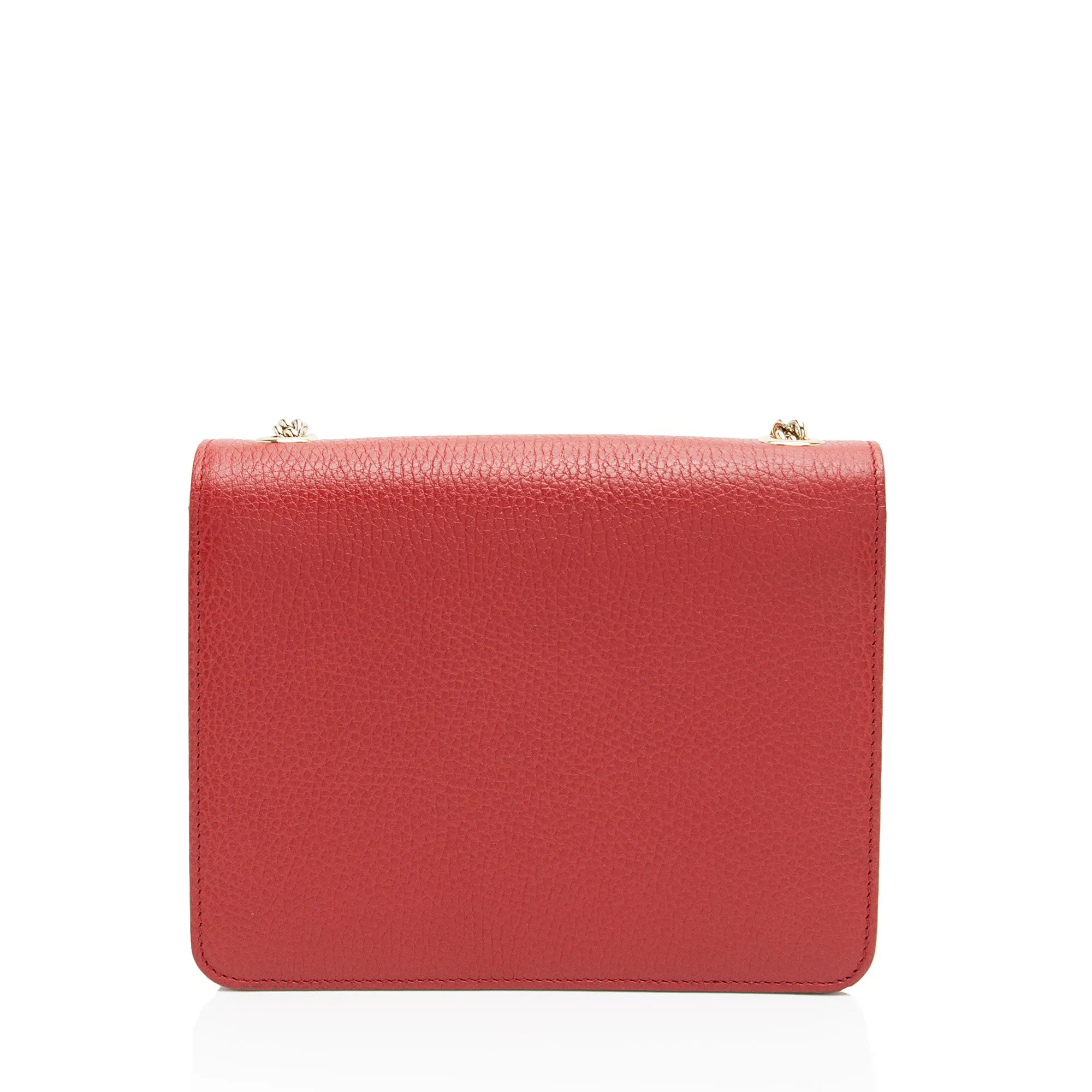 Gucci Grained Calfskin Interlocking G Small Shoulder Bag