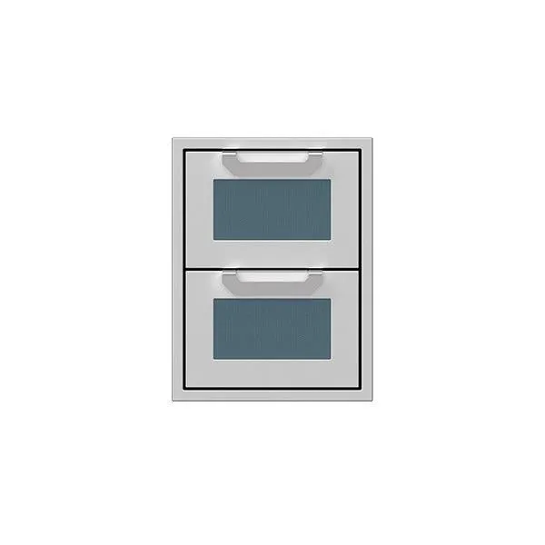 Hestan 16" Double Storage Drawers, Marquise Panels