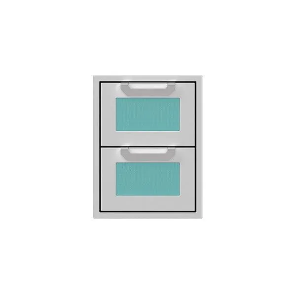 Hestan 16" Double Storage Drawers, Marquise Panels