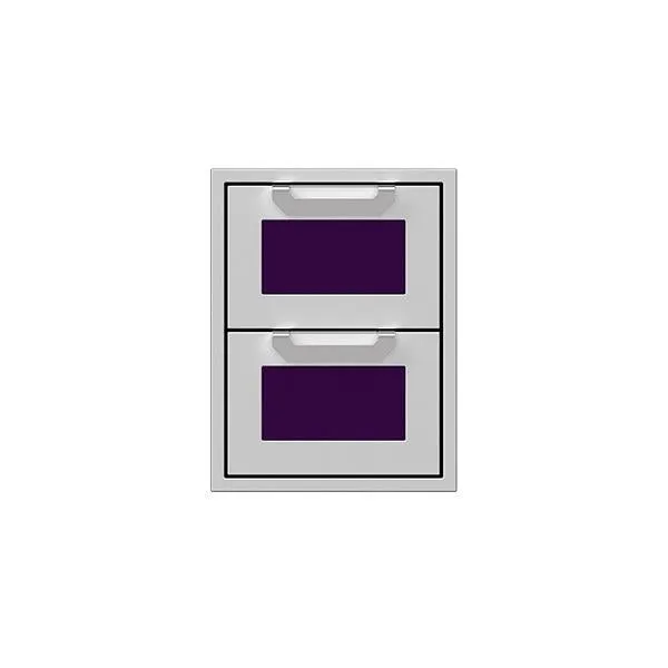 Hestan 16" Double Storage Drawers, Marquise Panels