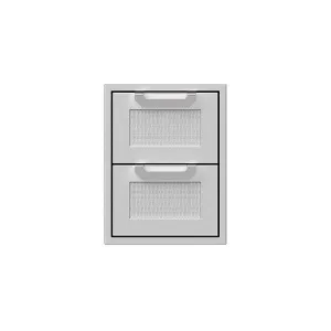Hestan 16" Double Storage Drawers, Marquise Panels