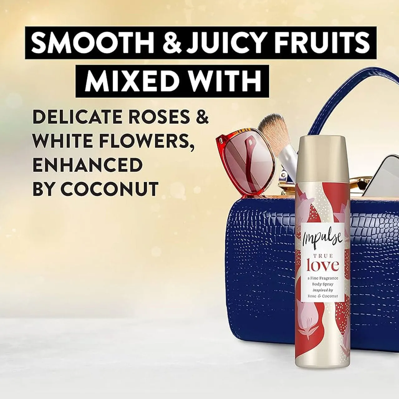 Impulse Body Spray True Love Inspired By Rose & Coconut 150ml