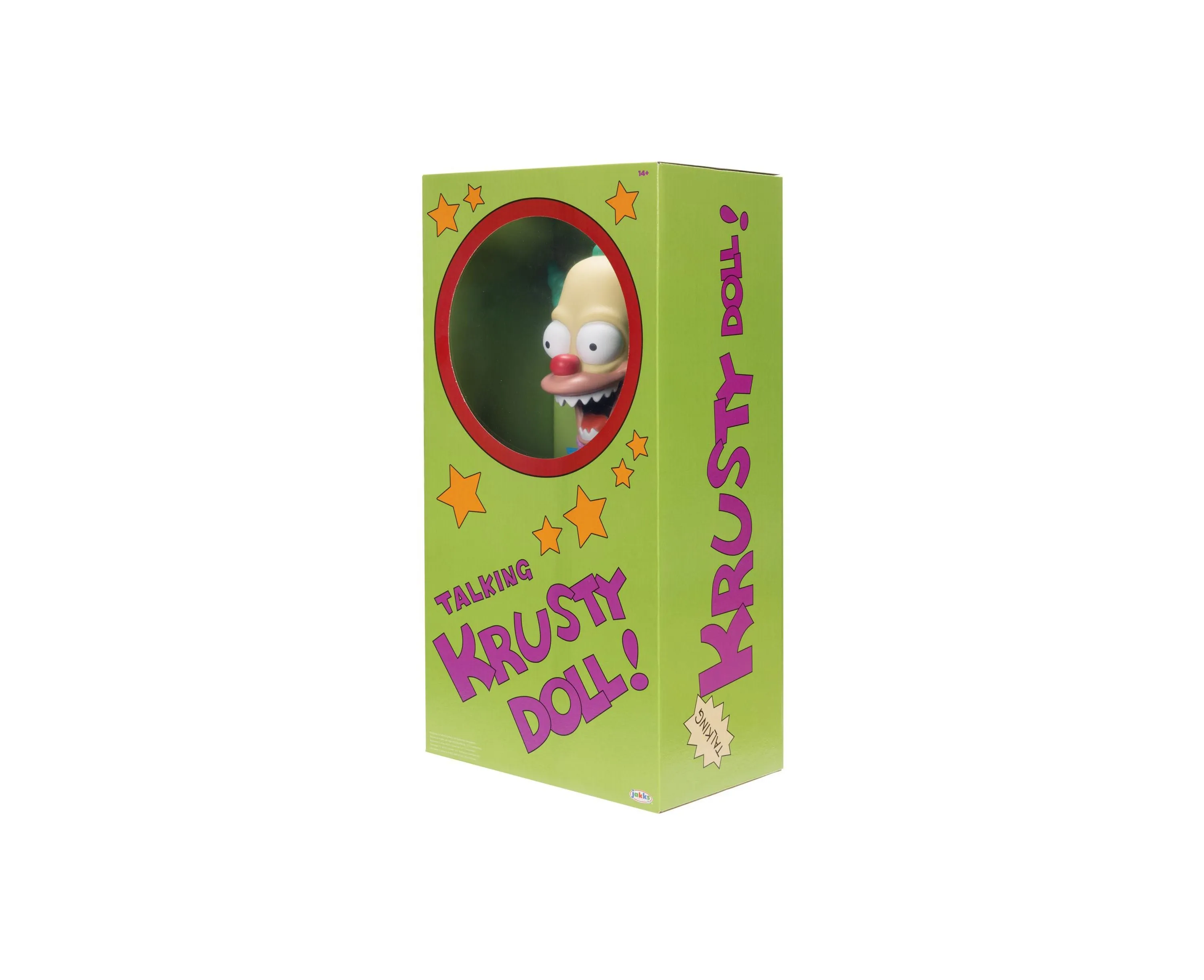 JAKKS Pacific The Simpsons 16" Talking Krusty Doll - Clown Without Pity