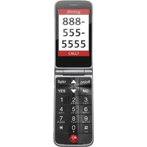 Jitterbug Flip Easy-to-Use Mobile Cell-Phone for Seniors - Graphite