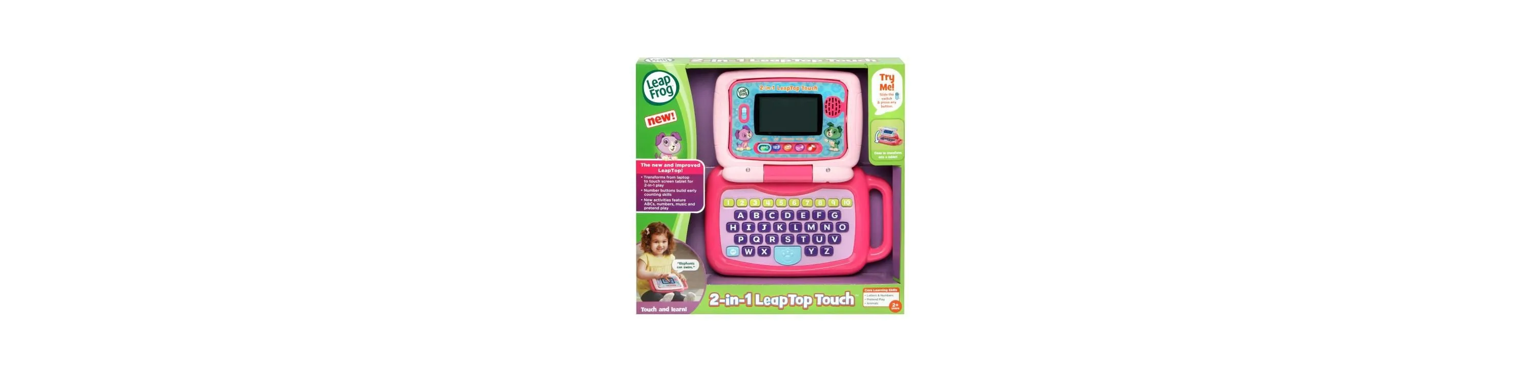 LeapFrog 2-In-1 Laptop Touch Learning System - Interactive Educational Toy