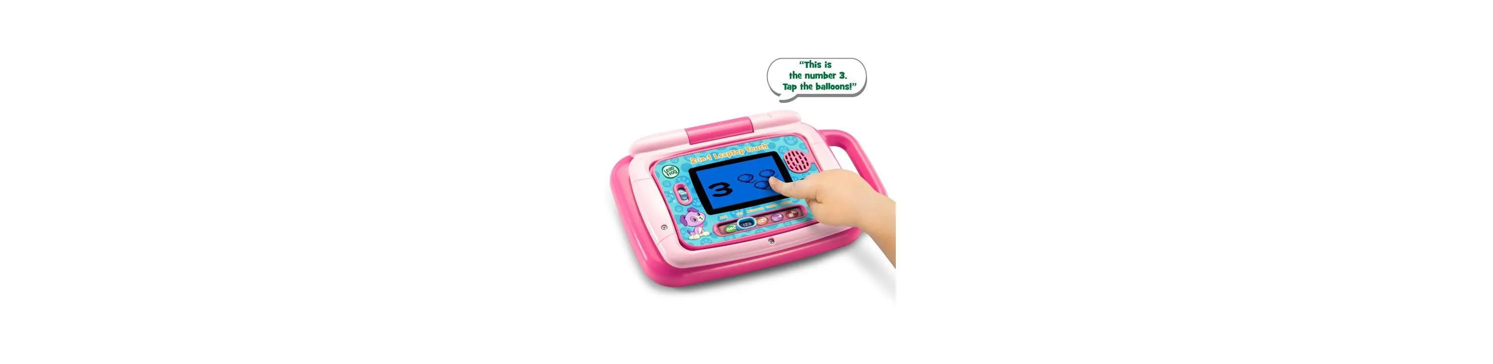 LeapFrog 2-In-1 Laptop Touch Learning System - Interactive Educational Toy