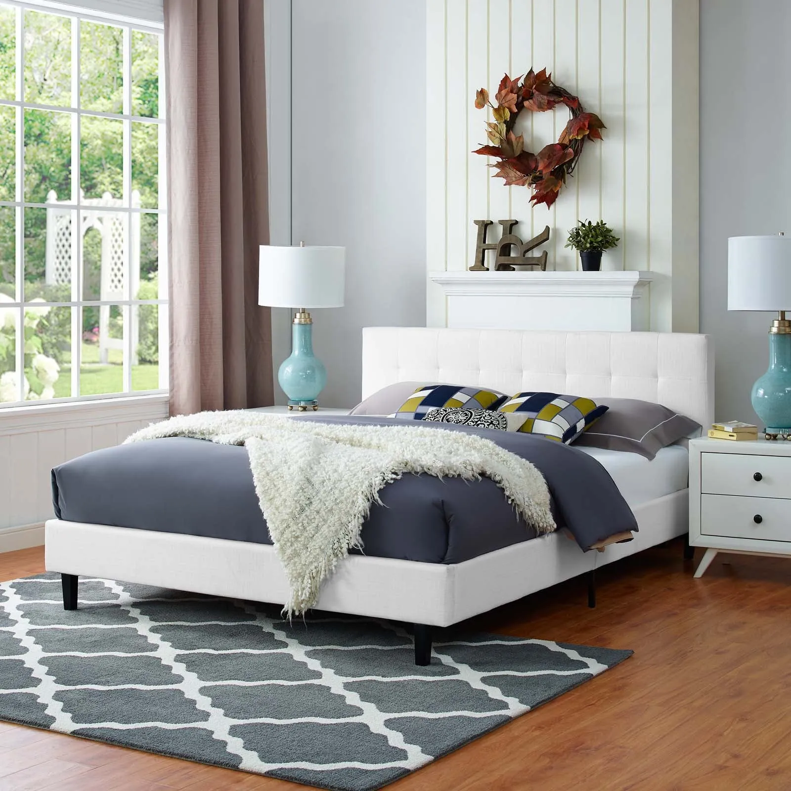 Linnea Fabric Bed by Modway