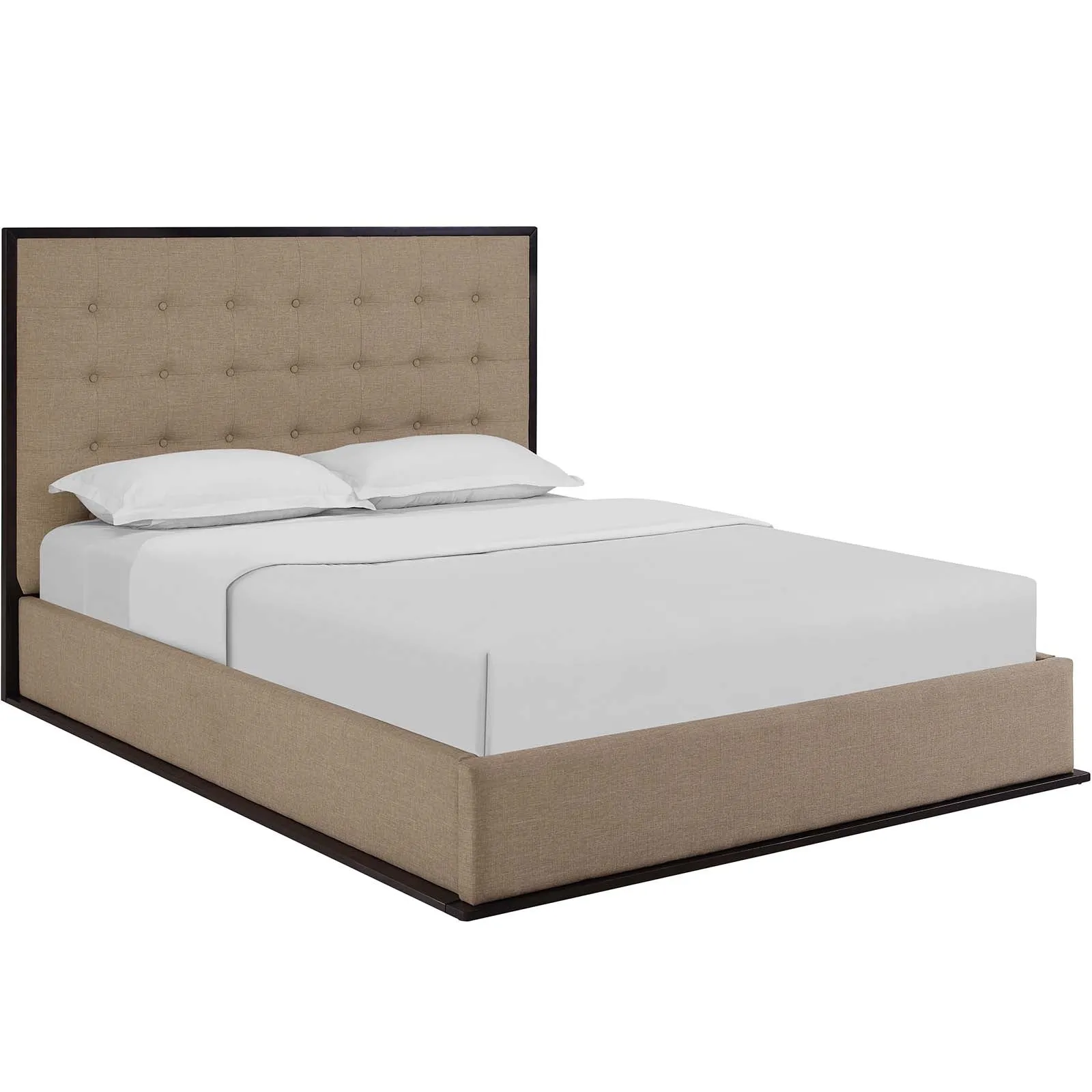 Madeline Upholstered Fabric Bed Frame by Modway
