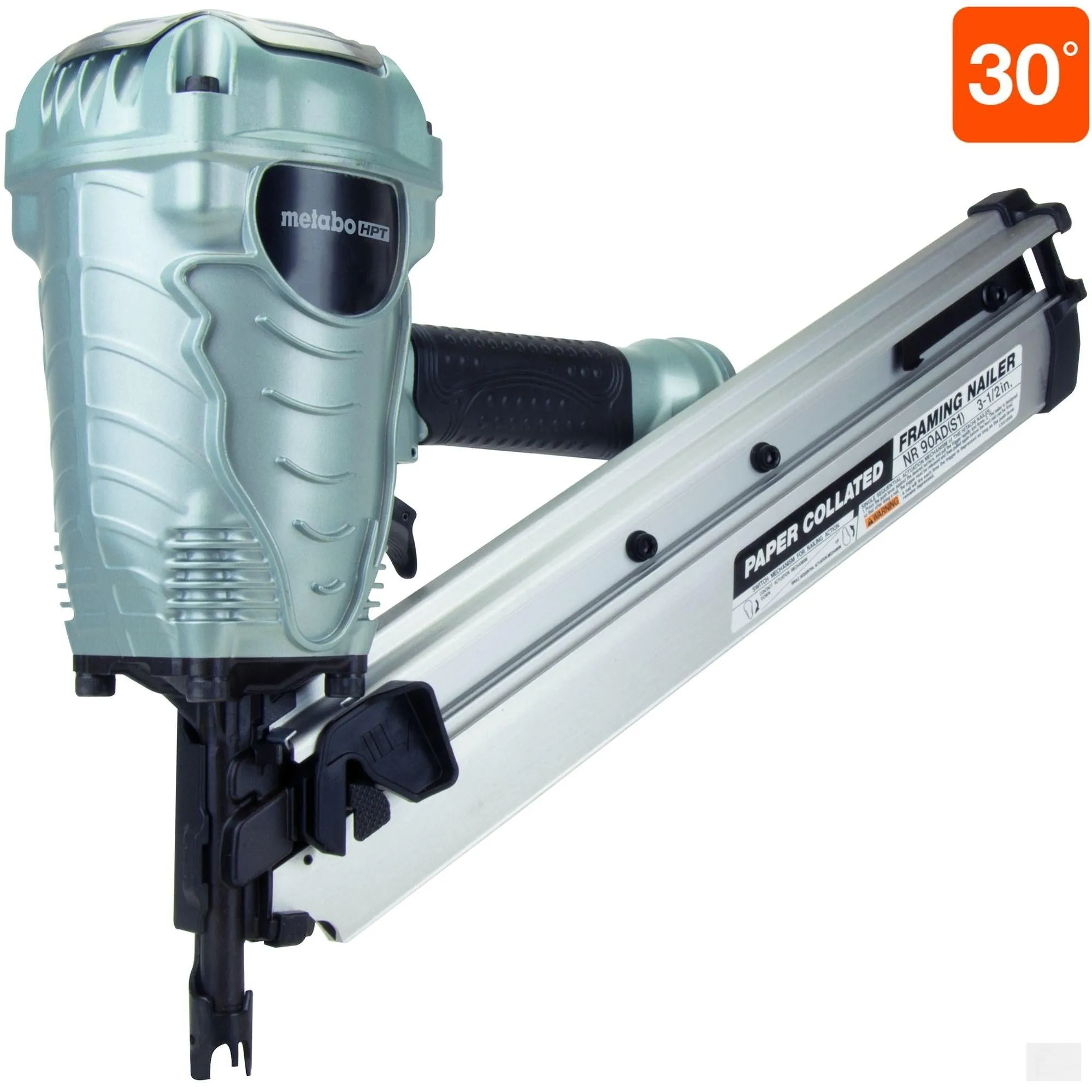 Metabo HPT 3-1/2" Paper Collated Framing Nailer [NR90ADS1M]