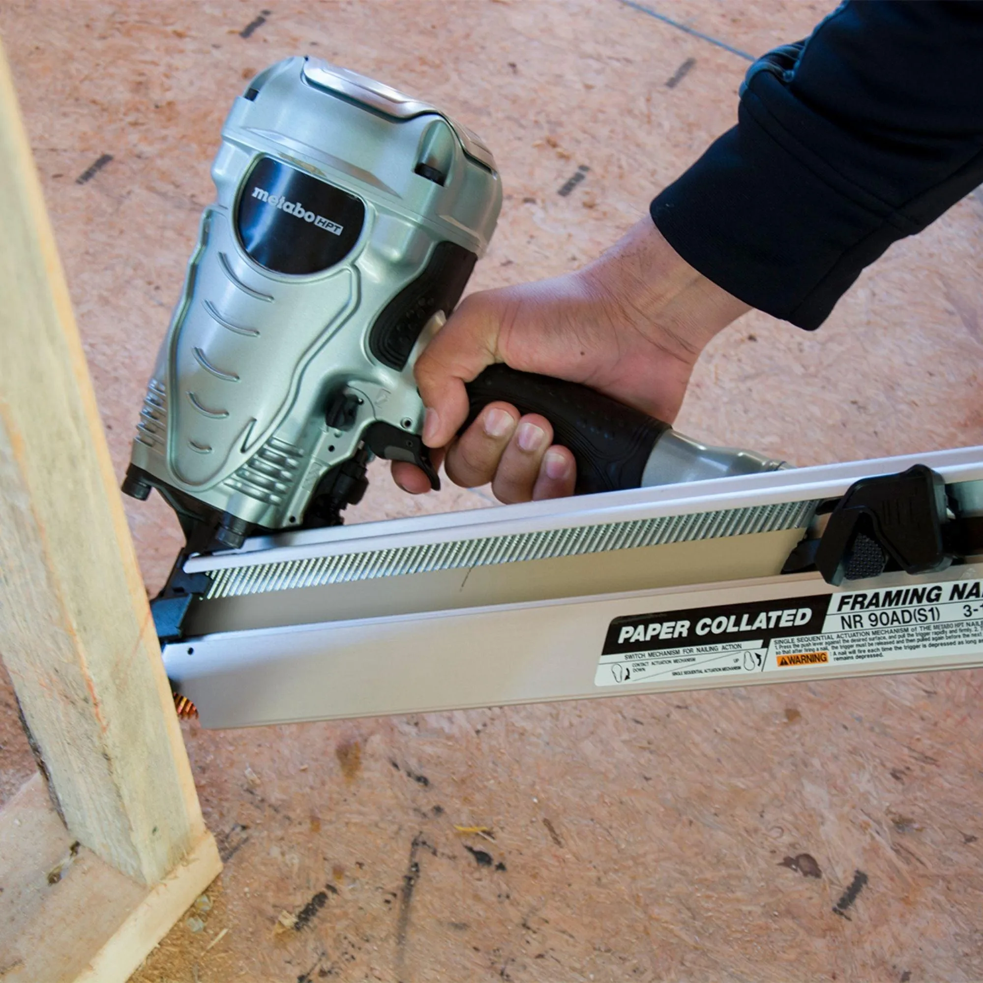 Metabo HPT 3-1/2" Paper Collated Framing Nailer [NR90ADS1M]