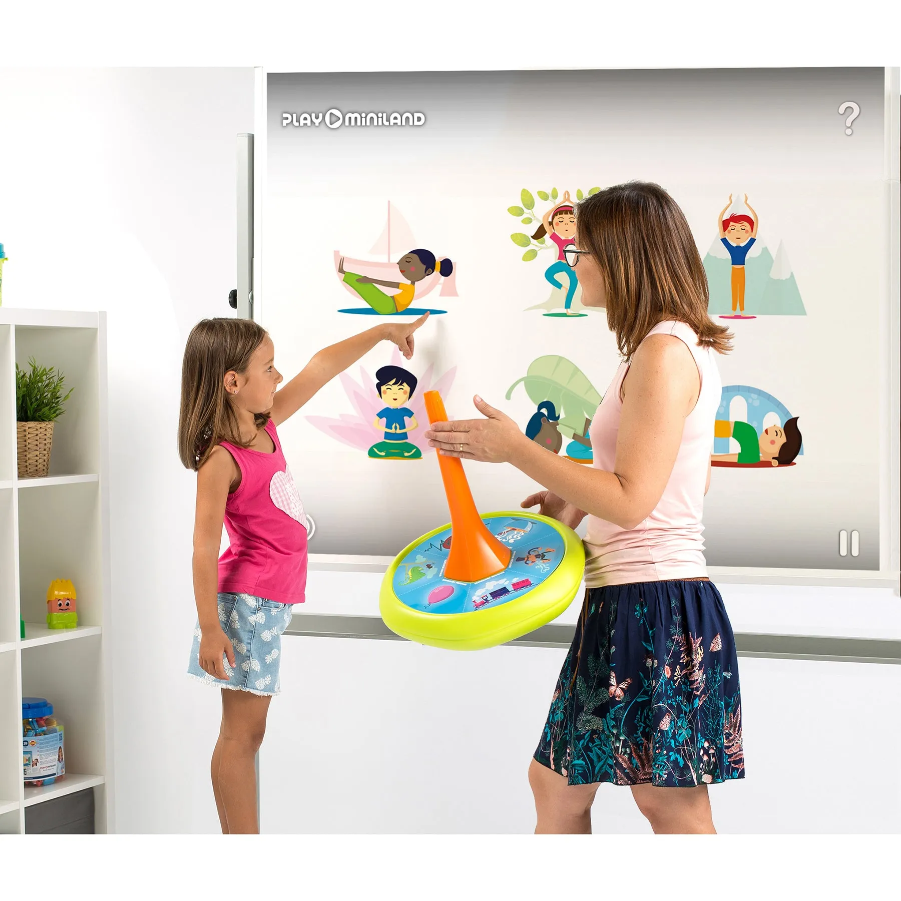 Miniland Mindful Kids - Giant Mindfulness Spinning Top - Multitheme